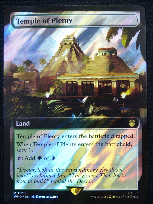 Temple of Plenty Extended Surge Foil - WHO - Mtg Card #CZ