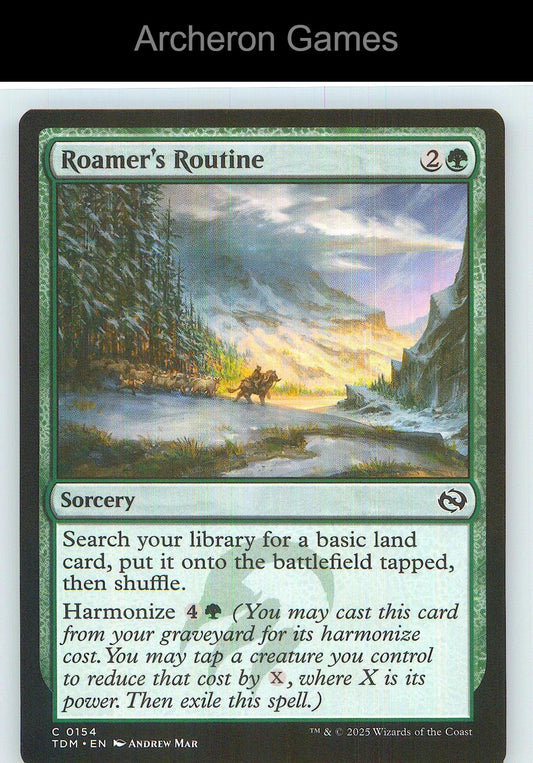 Roamer's Routine TDM 154 C MTG Card NM/EX+