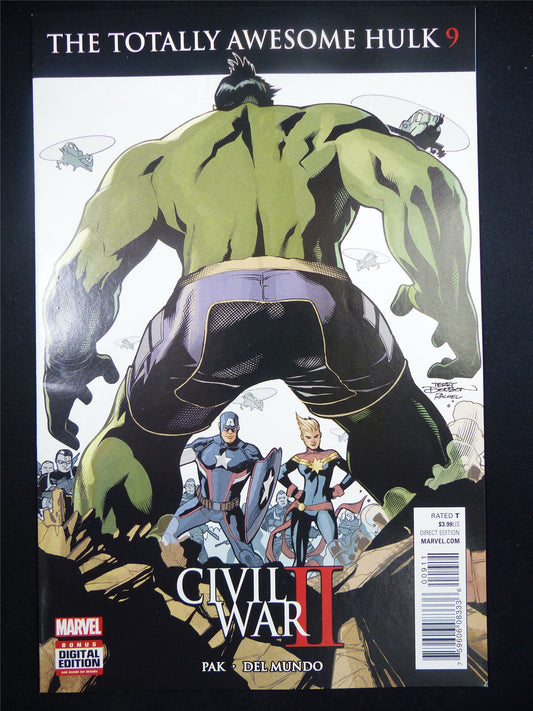 The Totally Awesome HULK #9 - Civil War 2 - Marvel Comic #G5