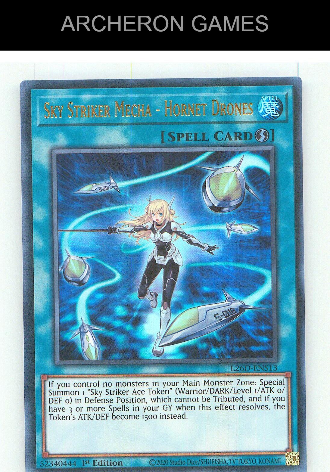 Sky Striker Mecha - Hornet Drones Ultra Rare YUGIOH Card 1st Edition