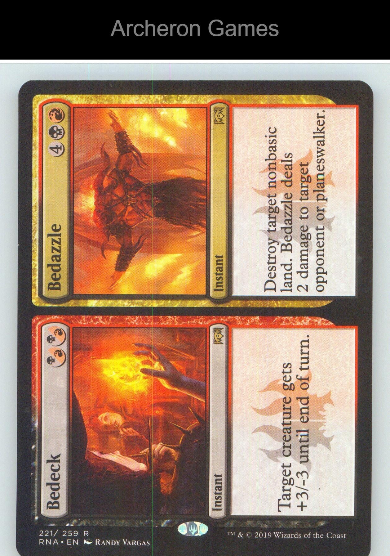 Bedeck // Bedazzle RNA 221 R MTG Card NM/EX+