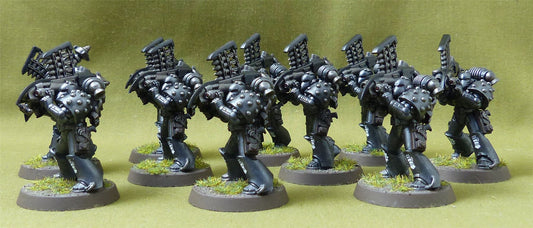 Legion MKVI Tactical Squad with Upgrades painted - Iron Hands - Warhammer Horus Heresy #AL