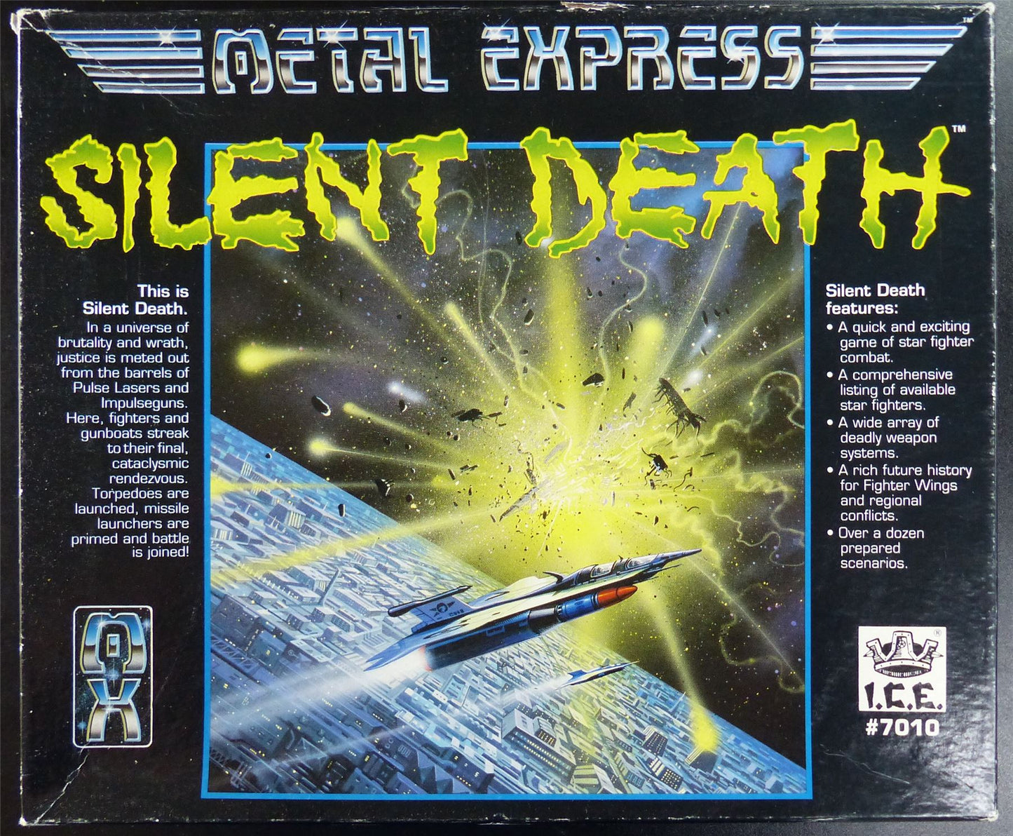 Silent Death: Metal Extress - I.C.E. Games Boardgame #31X