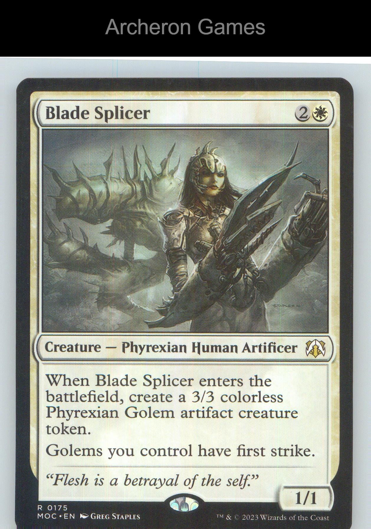 Blade Splicer MOC 175 R MTG Card NM/EX+