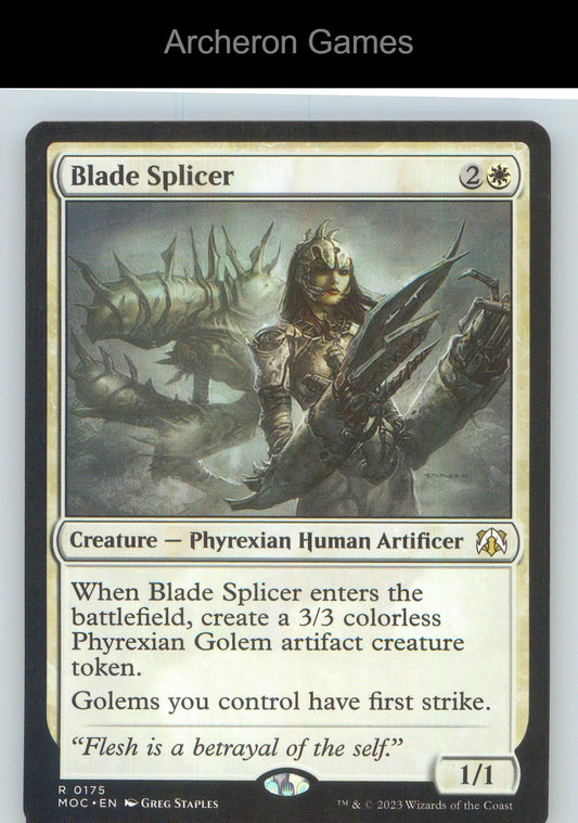 Blade Splicer MOC 175 R MTG Card NM/EX+