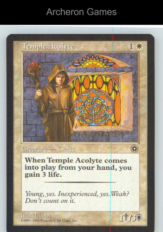Temple Acolyte PLST C MTG Card NM/EX+