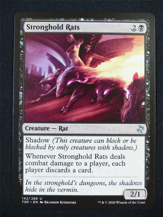 Stronghold Rats - TSR - Mtg Card #32L