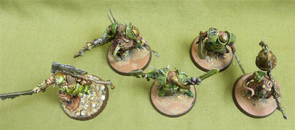 Putrid Blightkings painted - Forces of Nurgle - Warhammer AoS #FG