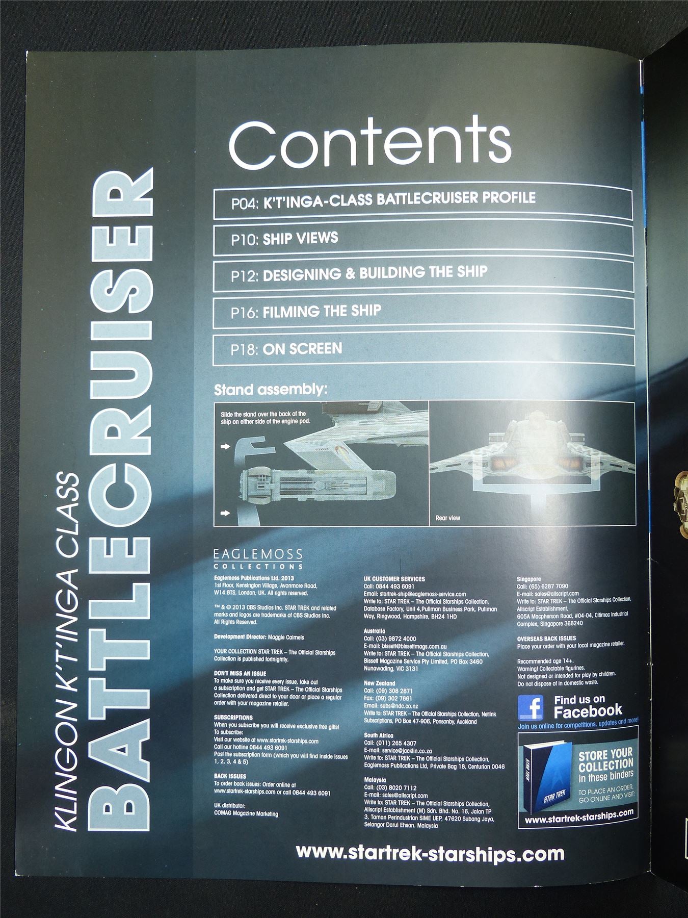 Star Trek The official Starships Collection #7 - Eaglemoss Magazine #2X4