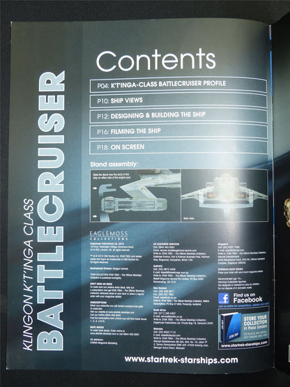 Star Trek The official Starships Collection #7 - Eaglemoss Magazine #2X4