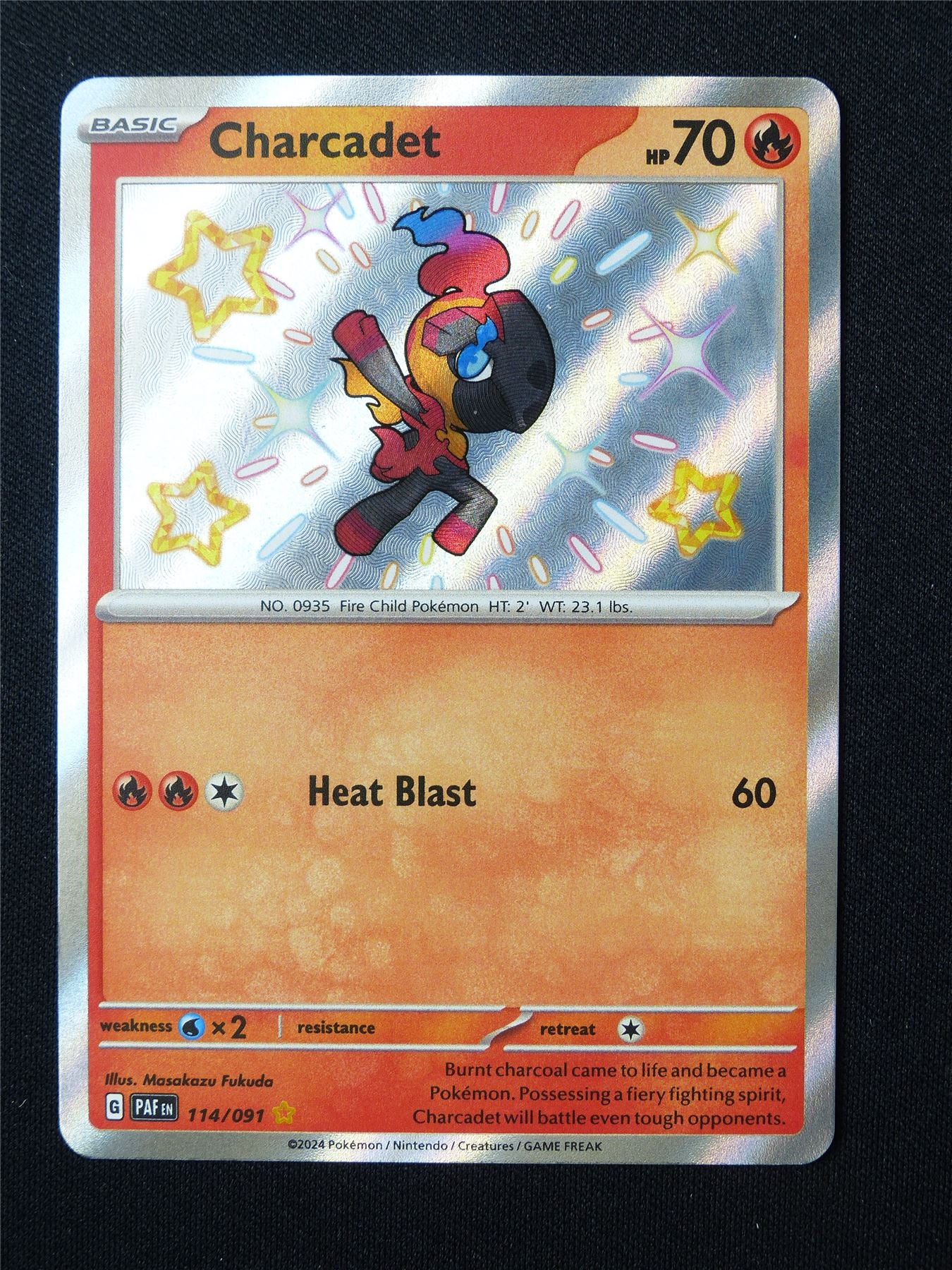 Charcadet 114/091 Shiny Holo - Pokemon Card #60P