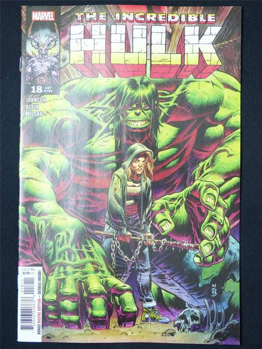 The Incredible HULK #18 - B&B Oct 2024 Marvel Comic #3BX