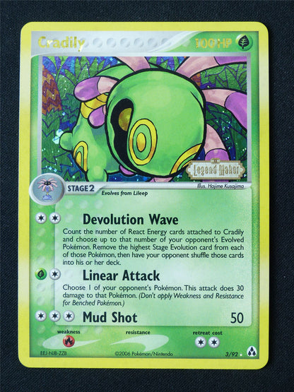 Cradily 3/92 Holo stamped - Pokemon Card #J3
