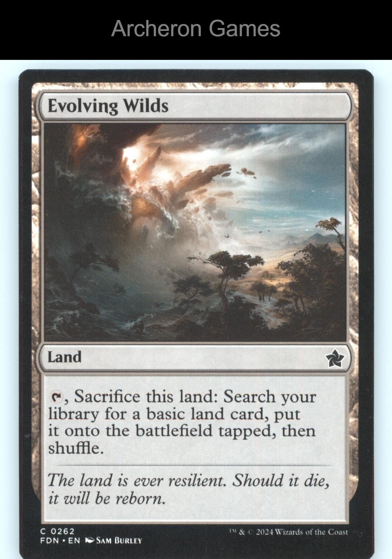 Evolving Wilds FDN 262 C MTG Card Foundations
