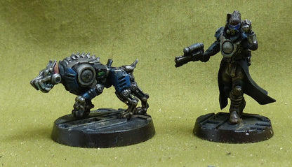 Scrutinator-Primus Servalen painted - Enforcer - Warhammer Necromunda #5CG