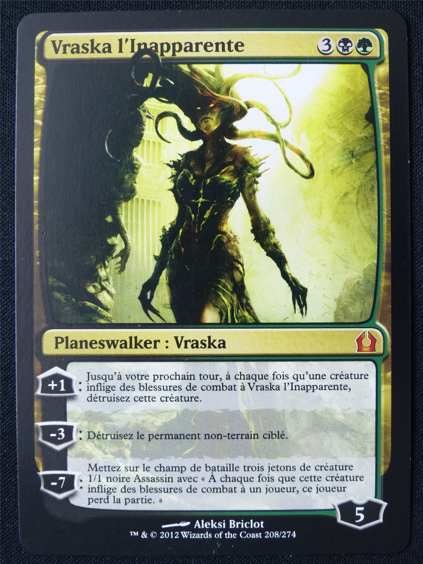 Vraska the Unseen French - RTR - Mtg Card #1PX