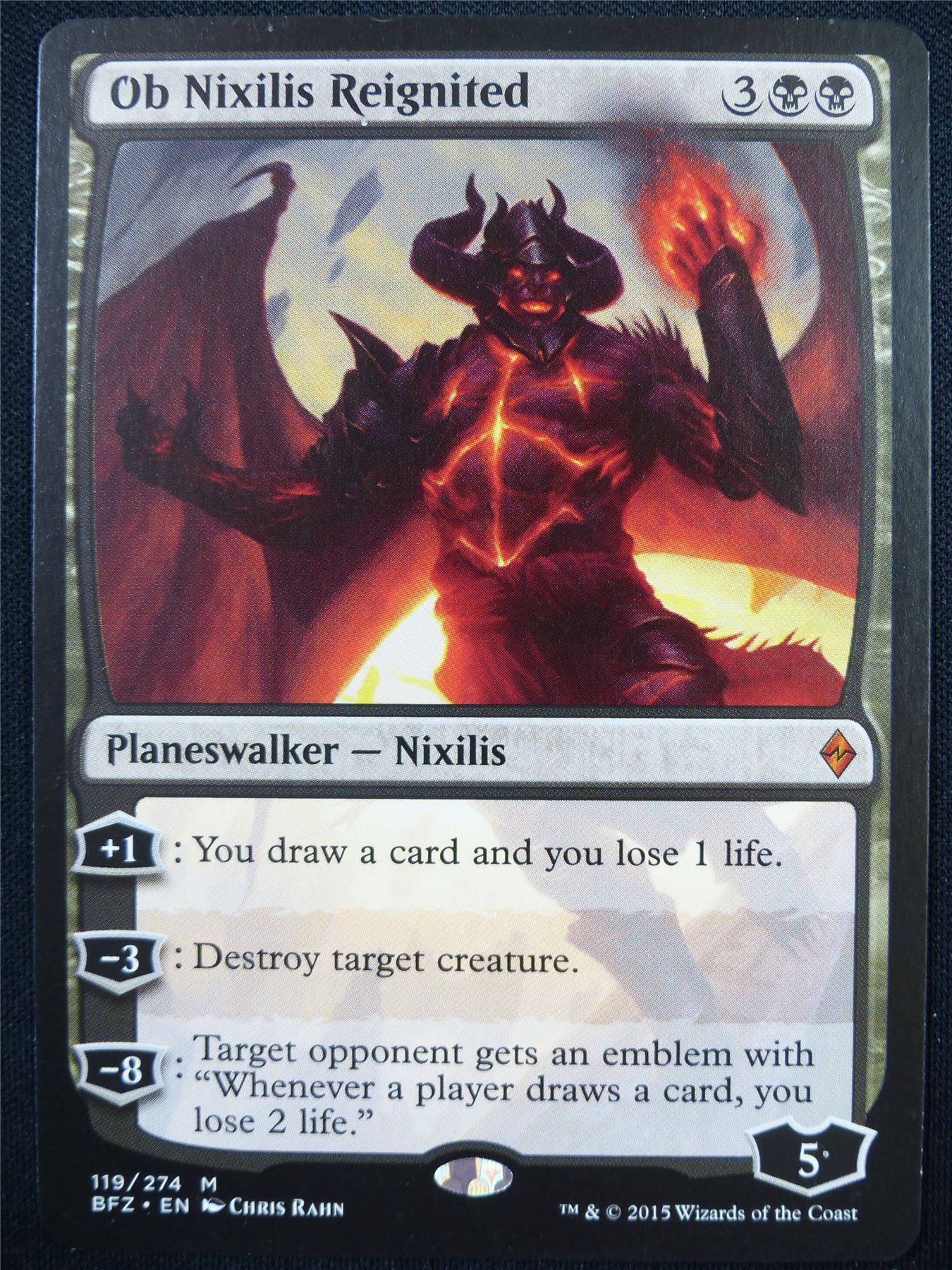 Ob Nixilis Reignited - BFZ - Mtg Card #2UG