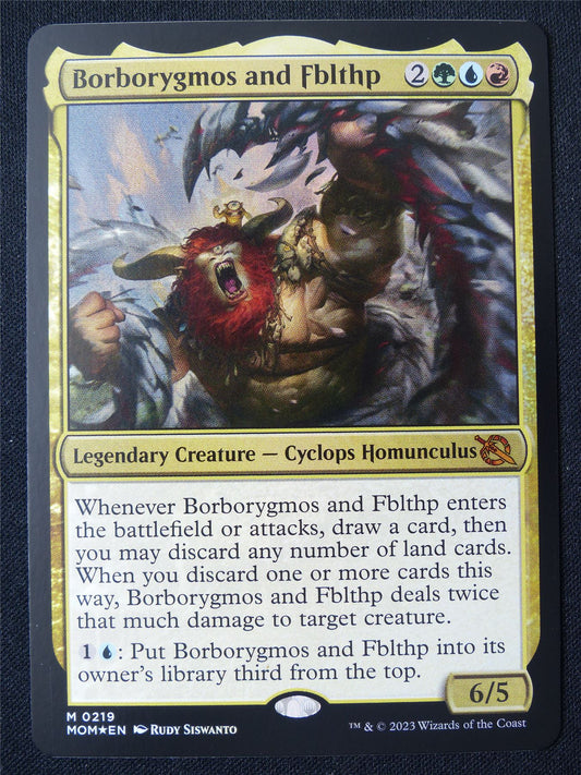 Borborygmos and Fblthp Foil - MOM - Mtg Card #2CR