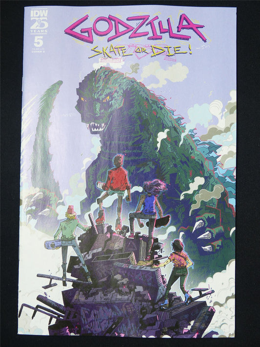 GODZILLA: Skate or Die! #5 - Nov 2024 IDW Comic #474