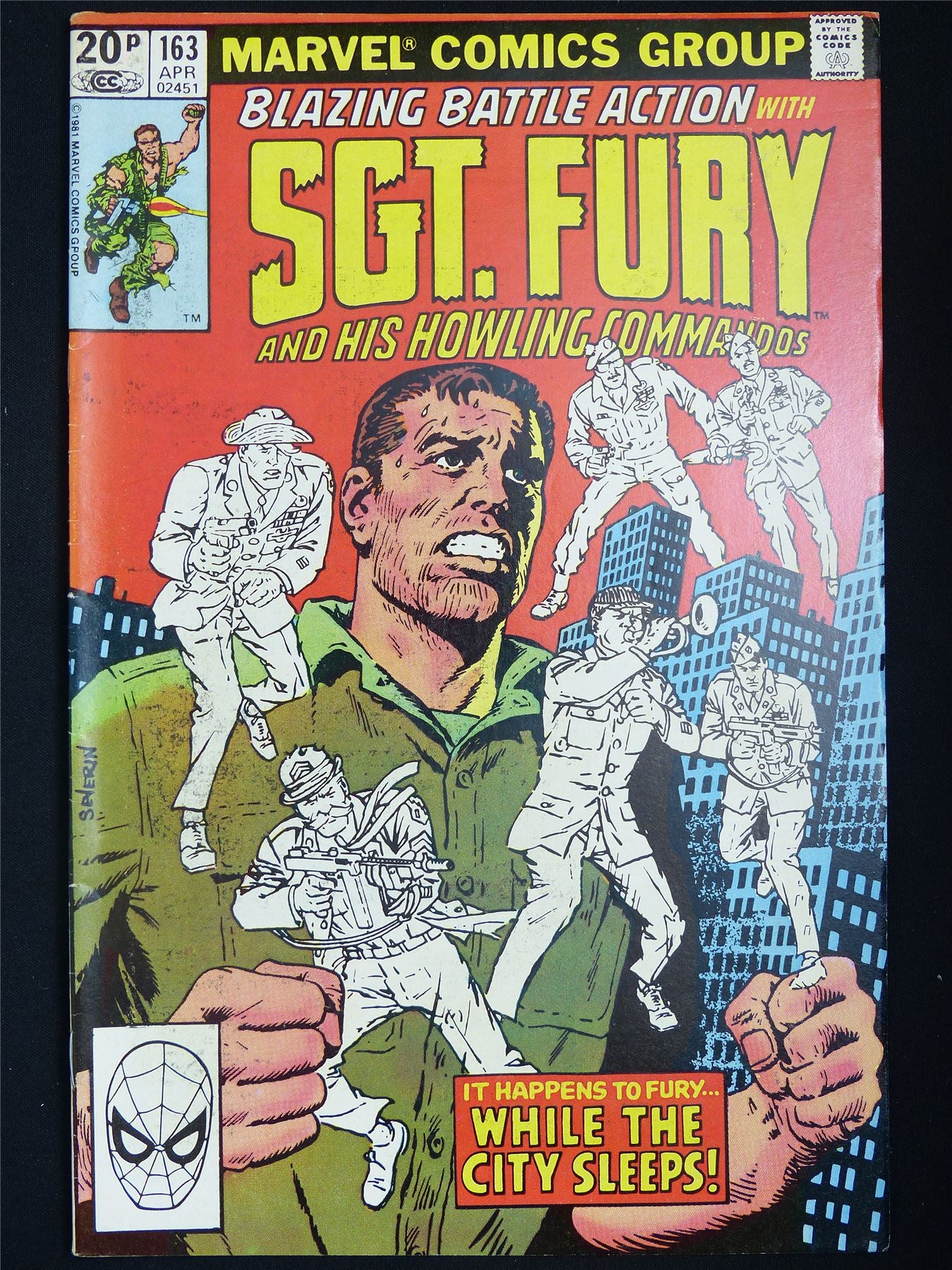 SGT. Fury and His Howling Commandos #163 - Marvel Comic #M7