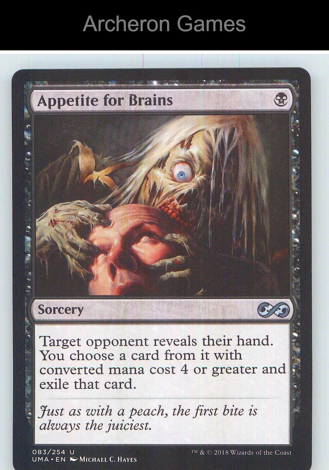 Appetite for Brains UMA 83 UC MTG Card NM/EX+