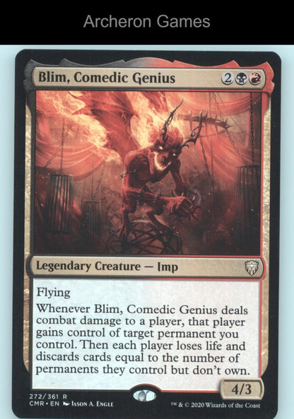 Blim, Comedic Genius 272 R MTG Card Commander Legends