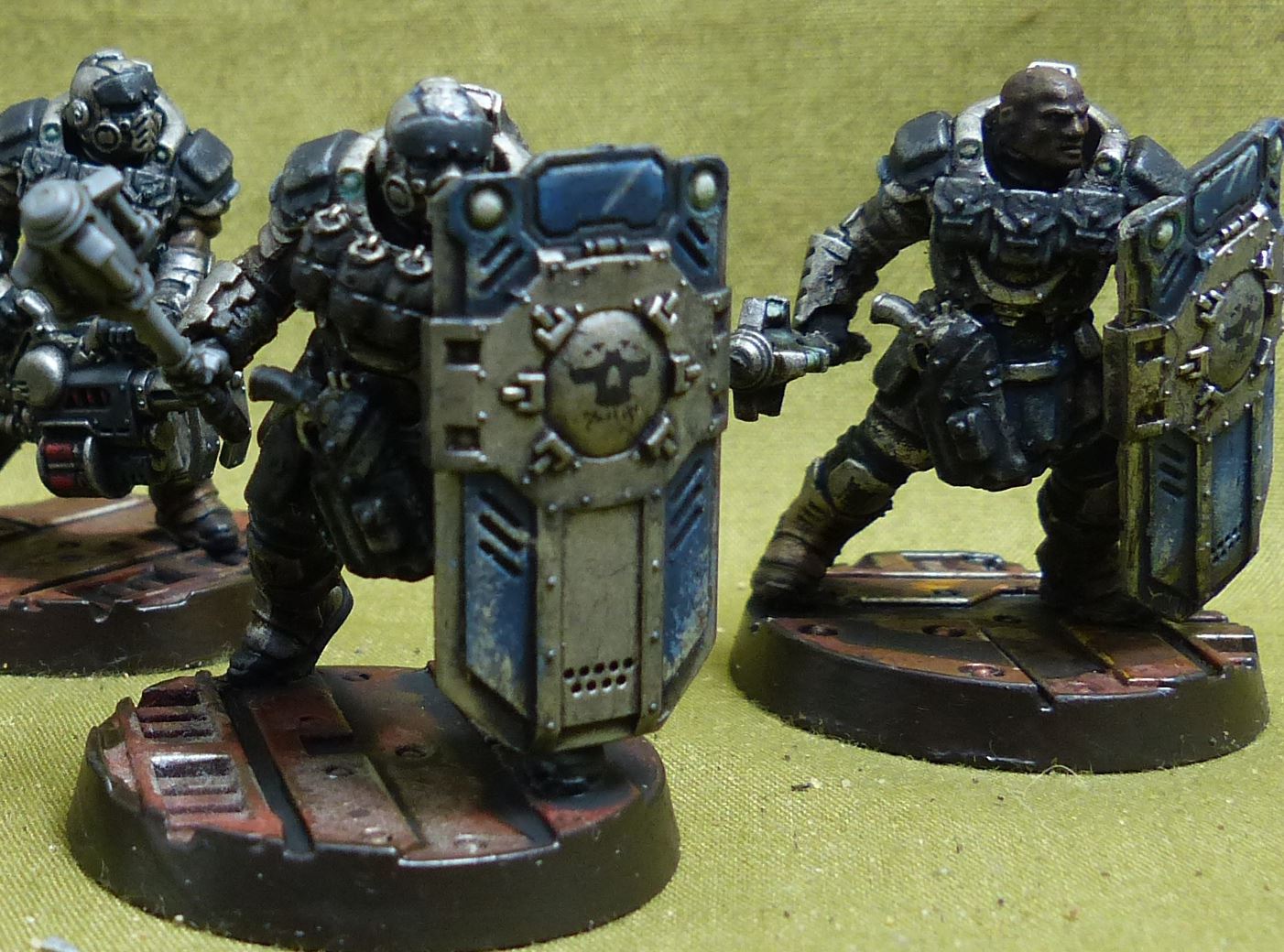 Palanite Subjugator Patrol painted - Enforcers - Warhammer Necromunda #5CE