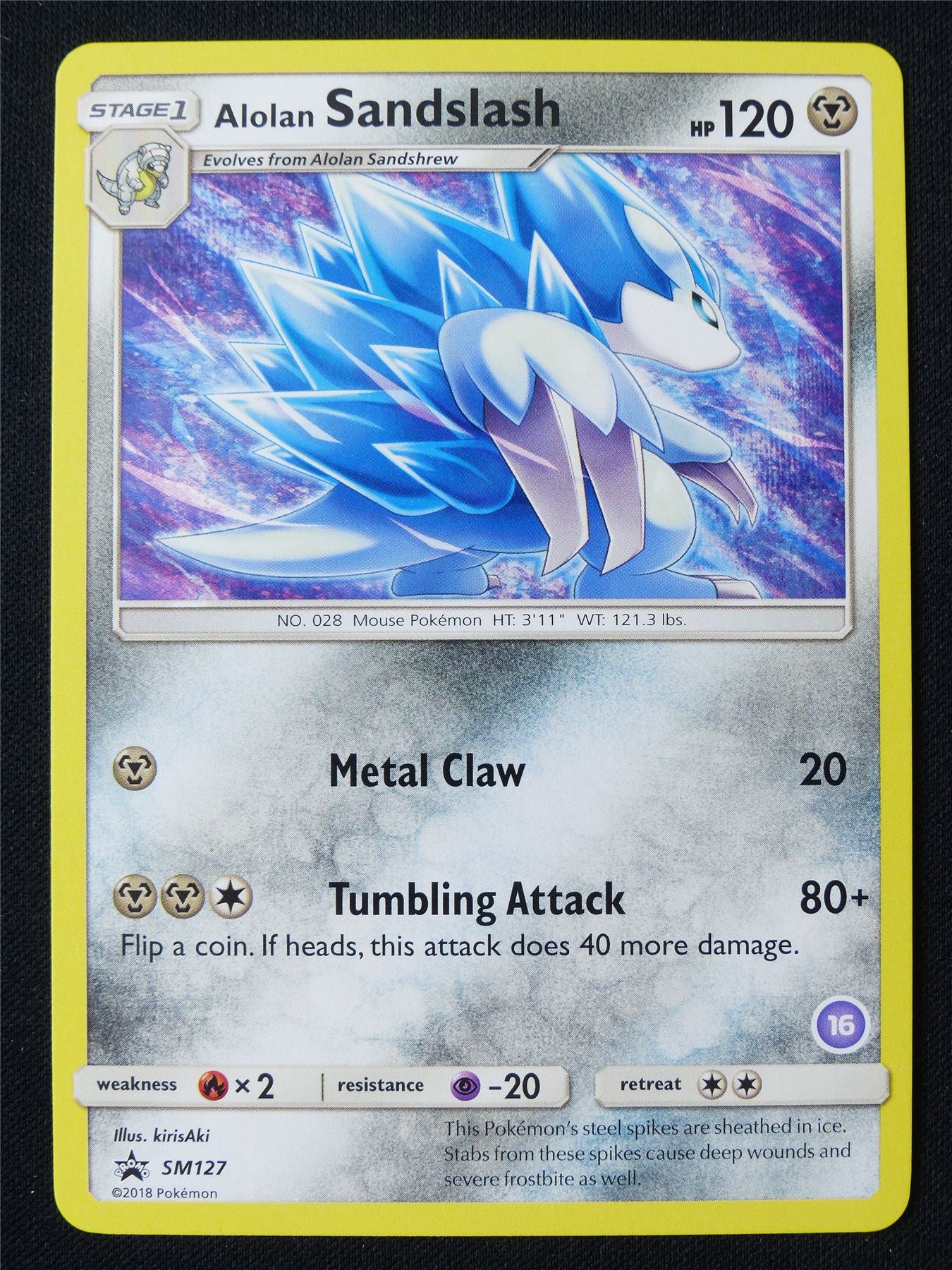 Alolan Sandslash SM127 Promo - Pokemon Card #1CL