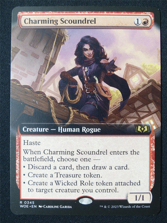 Charming Scoundrel Extended Art - WOE - Mtg Card #1LQ