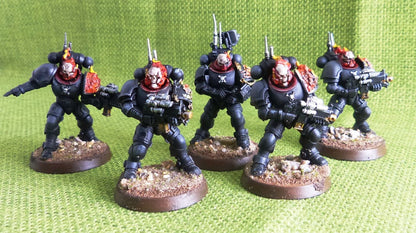 Infiltrator Squad x 5 Models Painted - Space Marines - Warhammer AoS 40k #IU
