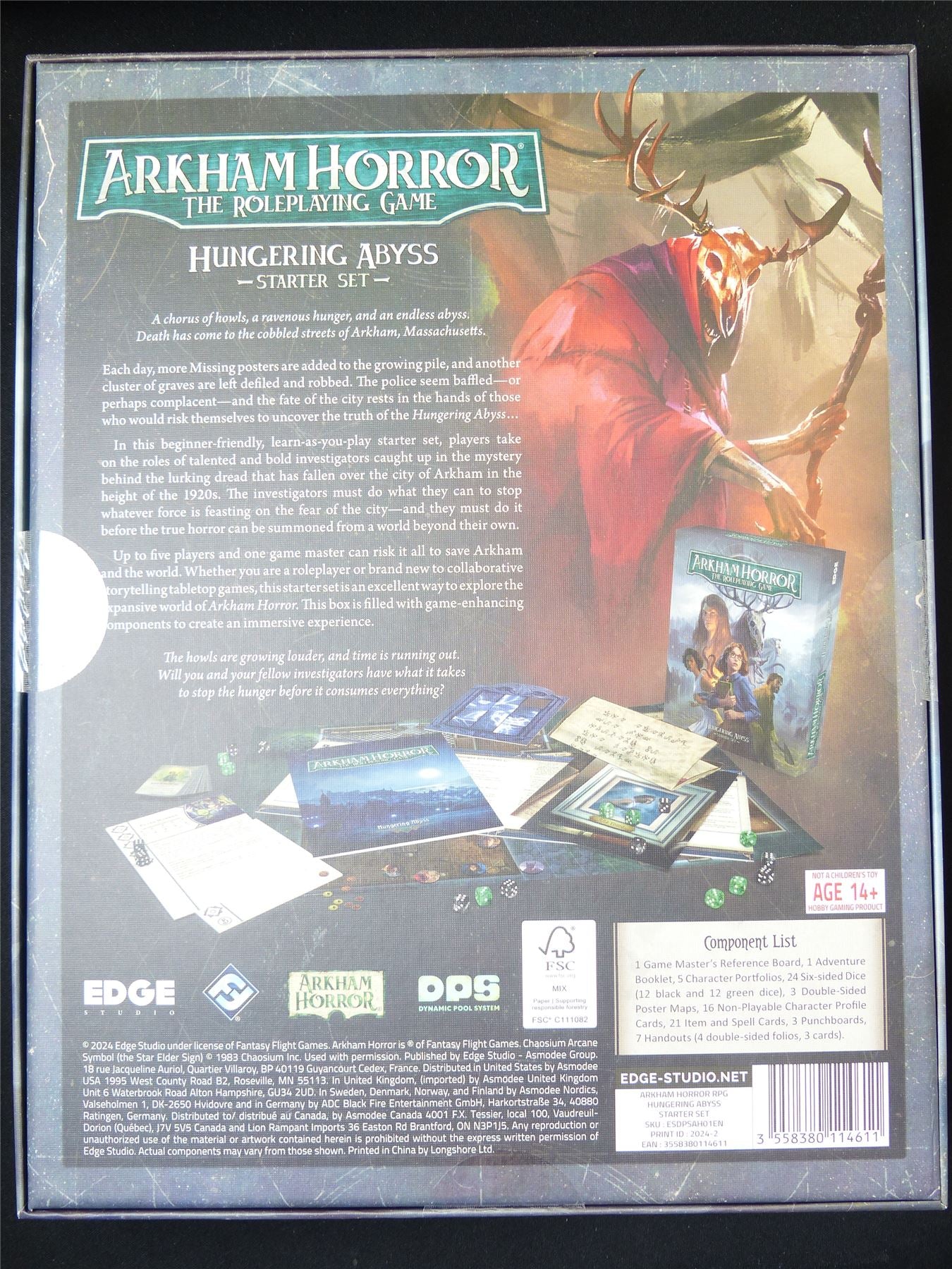 Arkham Horror Hungering Abyss - Roleplay Starter Set #17W