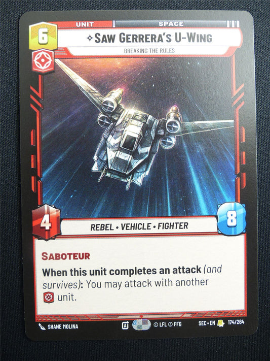 Saw Gerrera's U-Wing 174/264 - Star Wars Unlimited Card #4I2