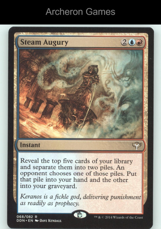 Steam Augury 68 R MTG Card Duel Decks: Speed vs. Cunning