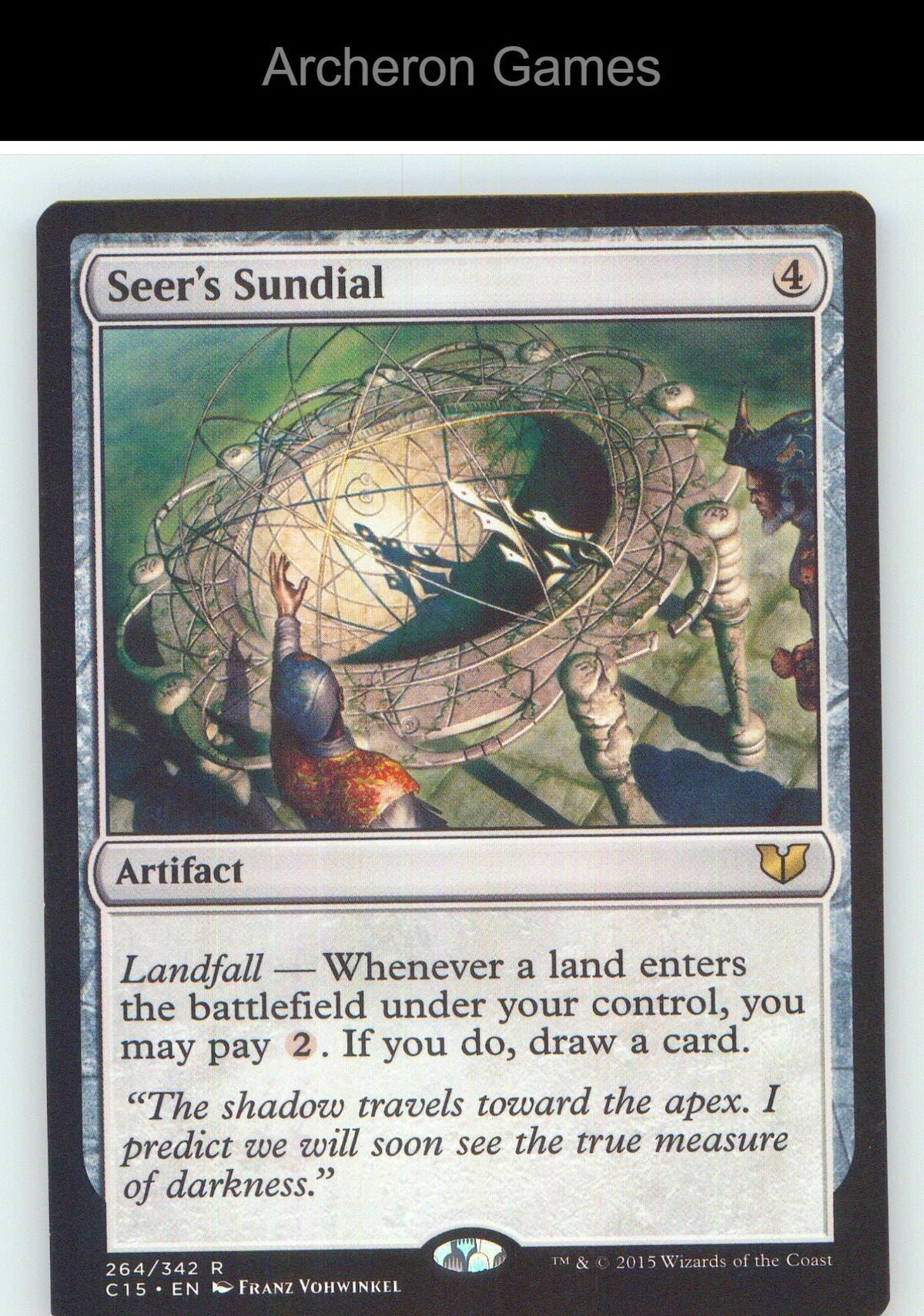 Seer's Sundial C15 264 R MTG Card NM/EX+