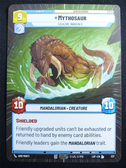 Mythosaur 337 Hyperspace - Star Wars Unlimited Card #4GH