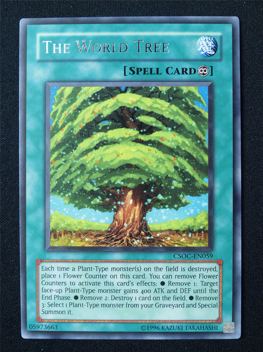 The World Tree CSOC Rare - Yugioh Card #7Y