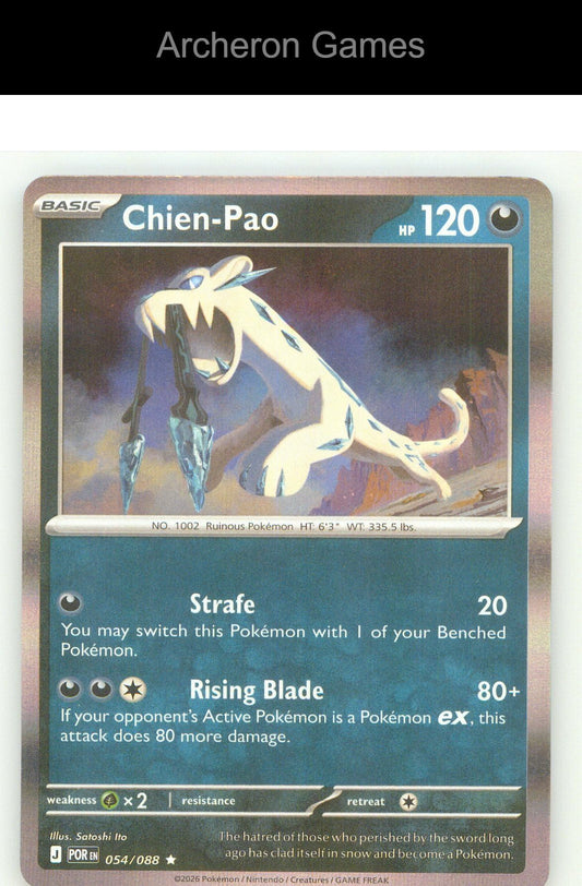 Pokemon Card Chien-Pao ME03 054/088 R Perfect Order Holo