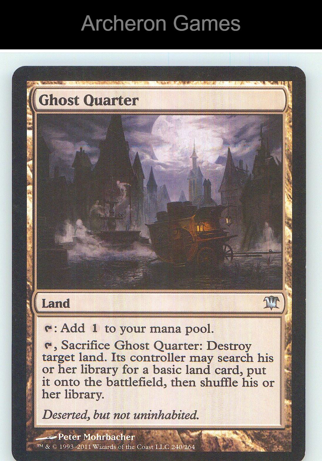 Ghost Quarter ISD 240 UC MTG Card NM/EX+