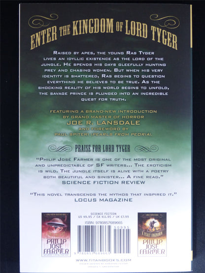 A Grand Master Novel: Lord Tyger - Titan Novel Softback #OF