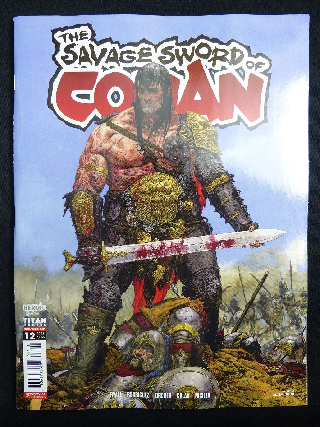 The Savage Sword of Conan #12 Cvr A - Feb 2026 Titan Comic Magazine #2MS