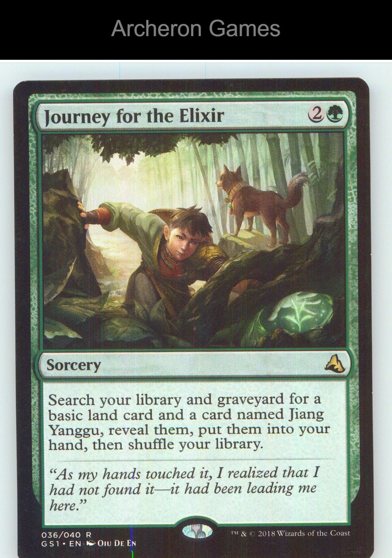 Journey for the Elixir GS1 36 R MTG Card NM/EX+