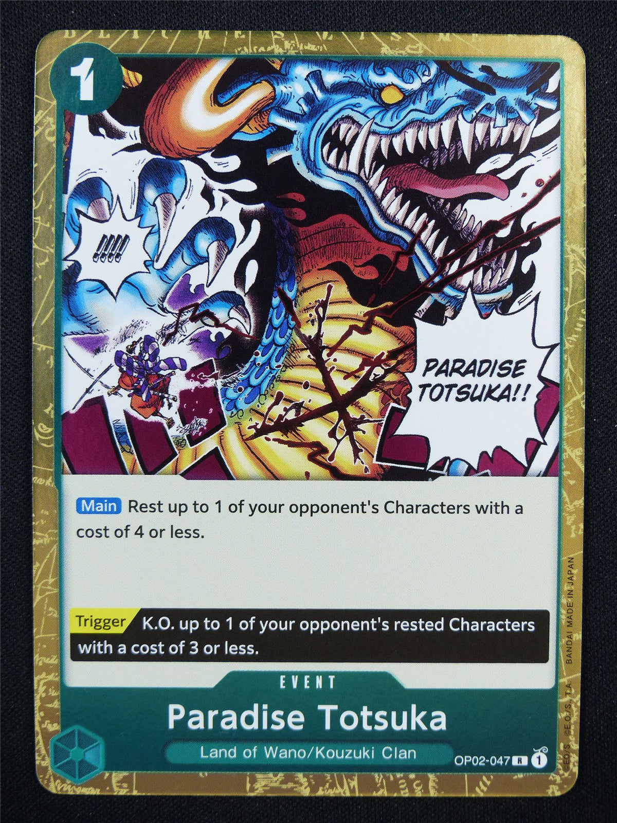 Paradise Totsuka OP02-047 R - One Piece Card #4F