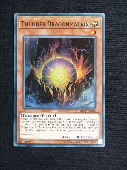 Thunder Dragonmatrix OP09 Super Rare - Yugioh Card #228