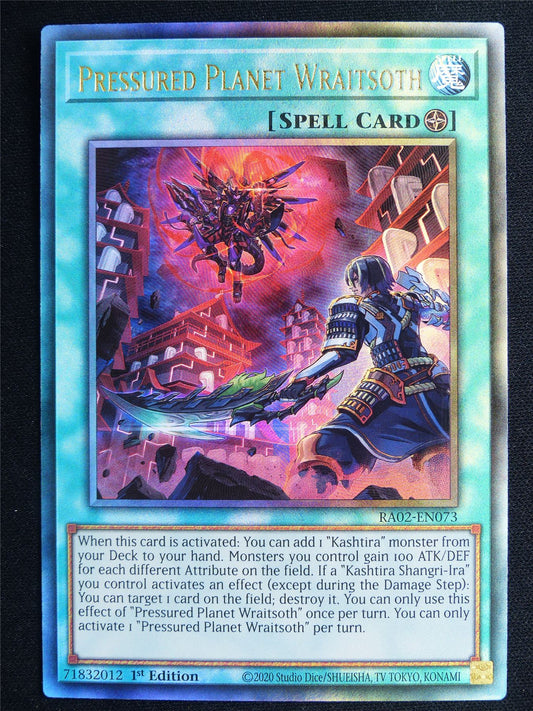 Pressured Planet Wraitsoth RA02 Collector Rare - 1st ed Yugioh Card #4SV