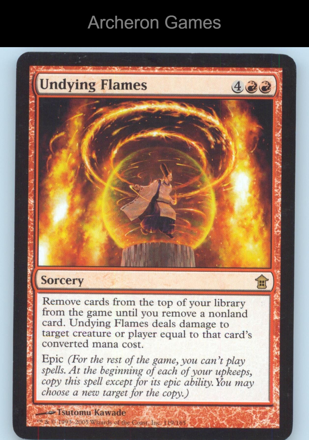 Undying Flames 119 R MTG Card Saviors of Kamigawa