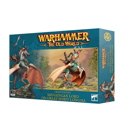 Shugengan Lord on Great Spirit Longma - Grand Cathay - Warhammer Old World - Available from 05/07/25