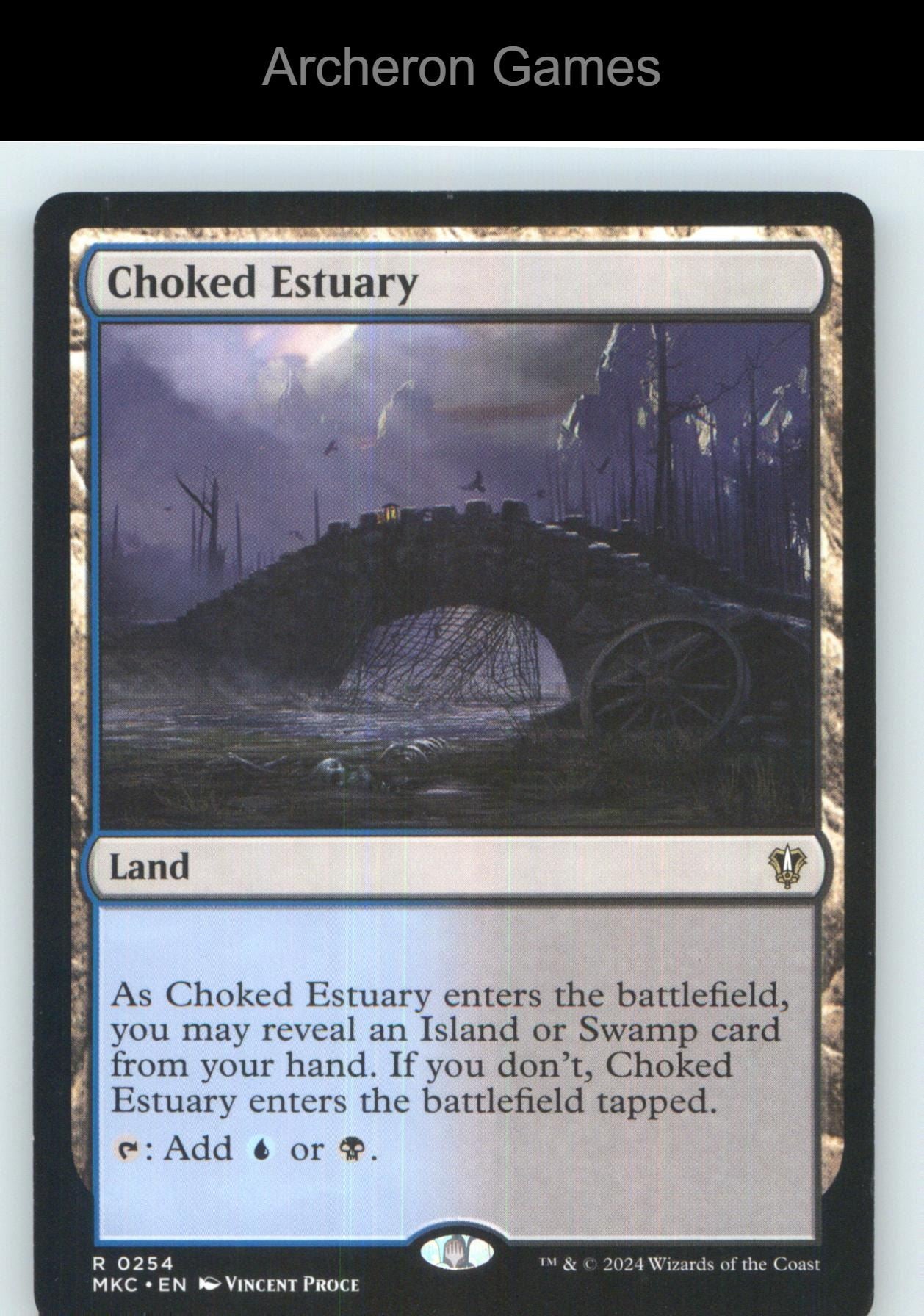 Choked Estuary MKC 254 R MTG Card NM/EX+