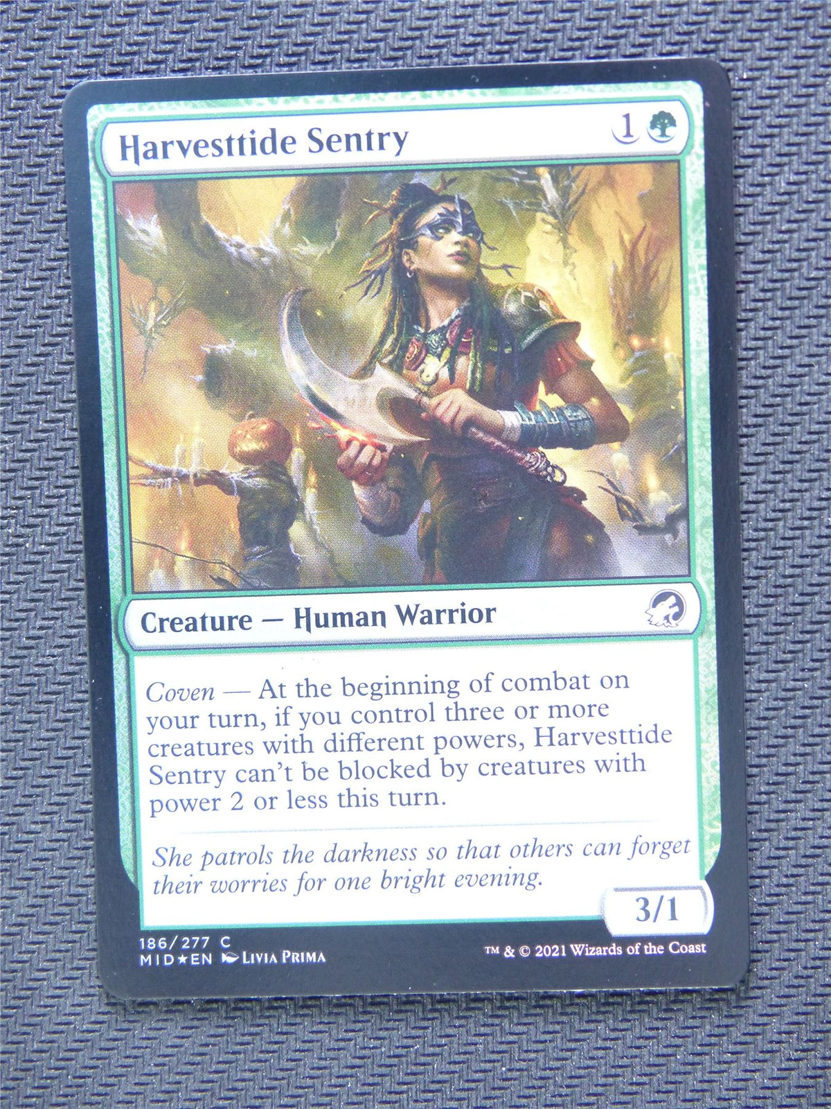 Harvesttide Sentry Foil - Innistrad - Mtg Card #3QE