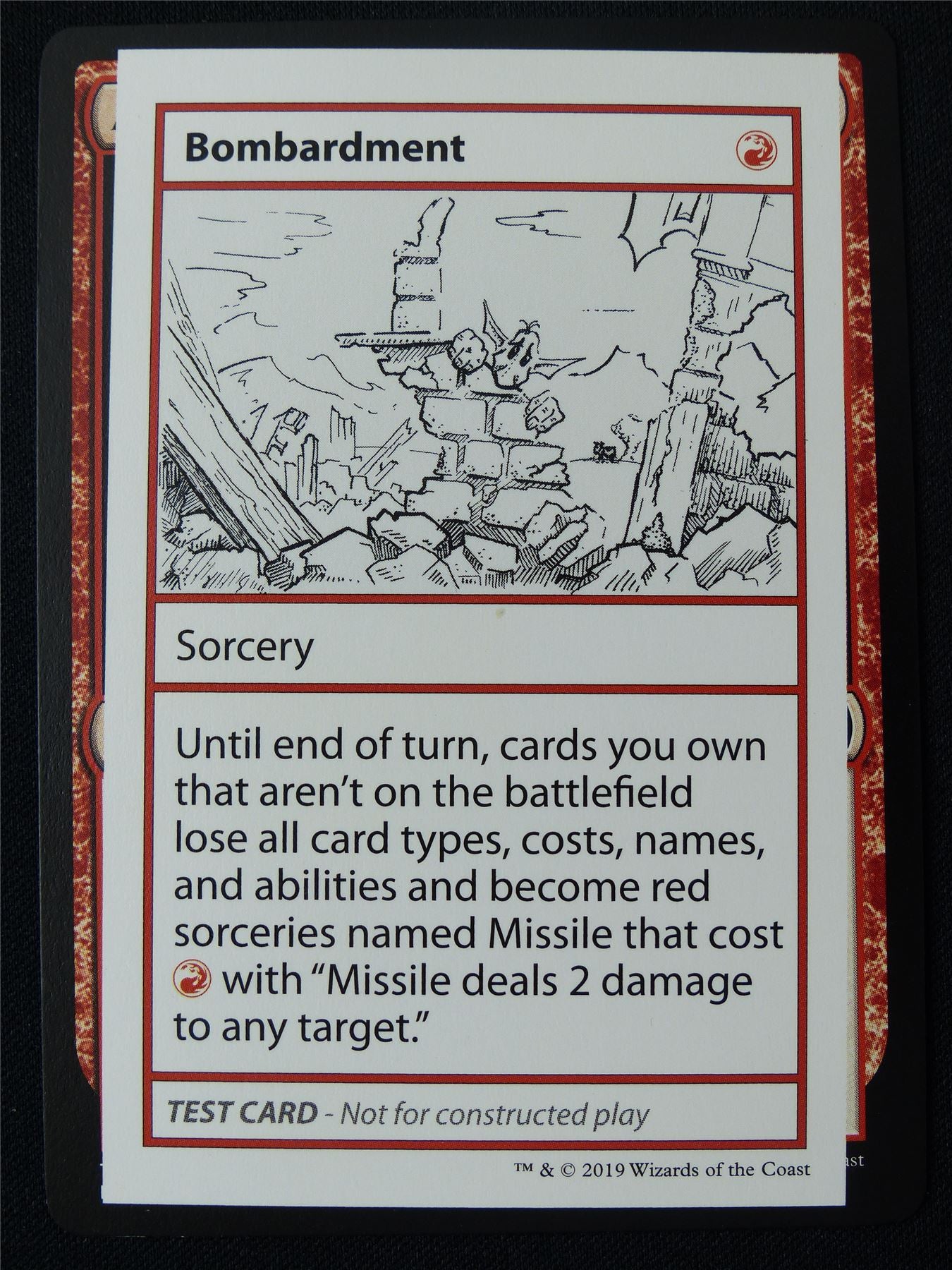 Bombardment - MB1 - Mtg Card #26P