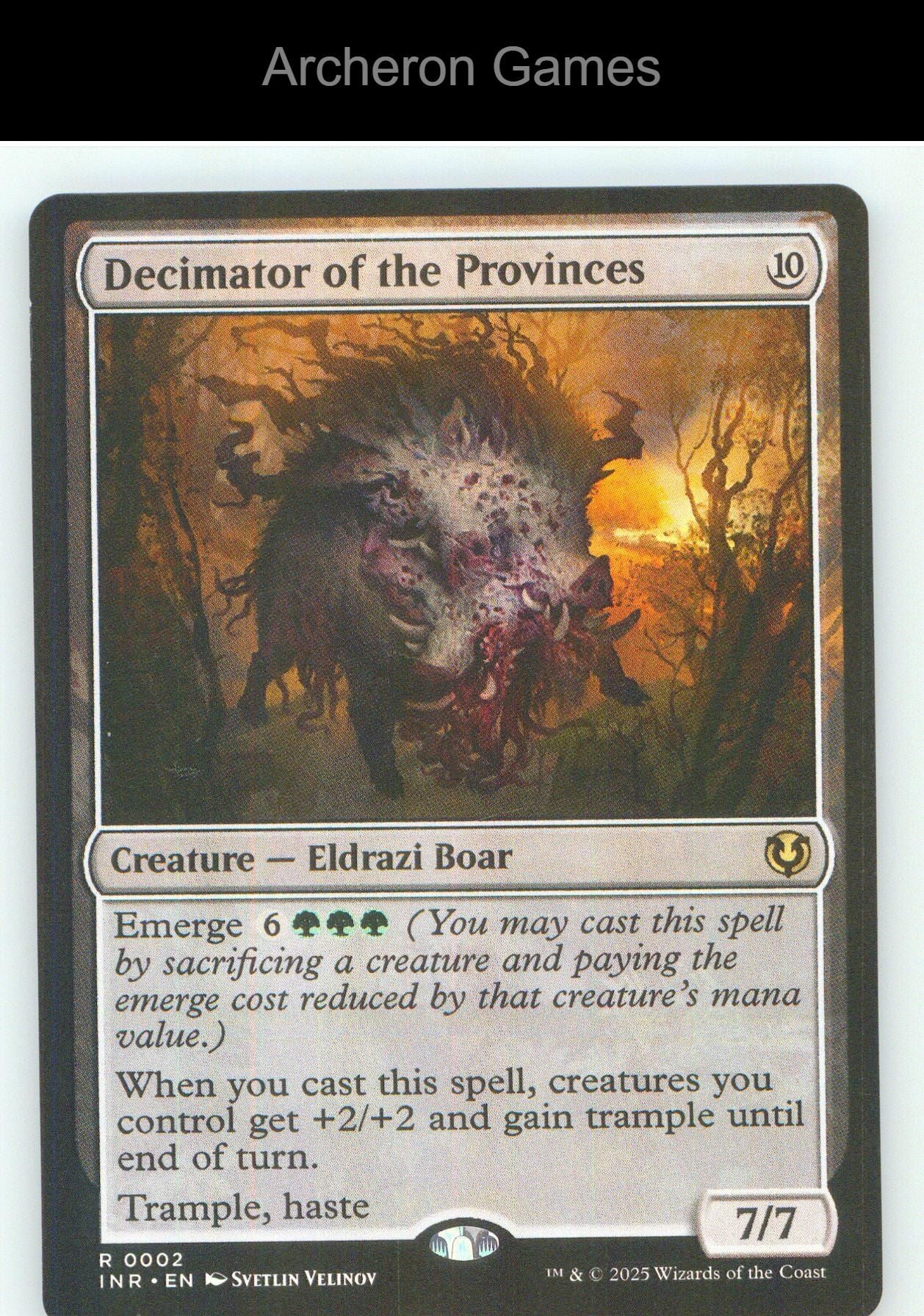 Decimator of the Provinces INR 2 R MTG Card NM/EX+